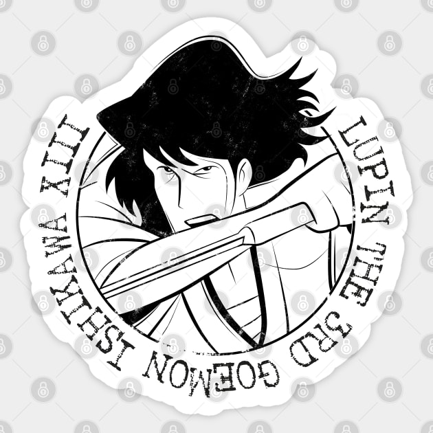 Goemon Stamp Sticker by Yexart